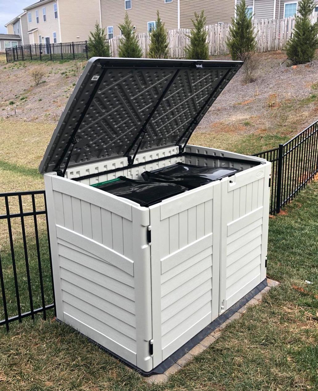 Suncast 5 9 Ft X 3 7 Ft Horizontal Stow Away Resin Storage Shed suncast-5-9-ft-x-3-7-ft-horizontal-stow-away-resin-storage-shed